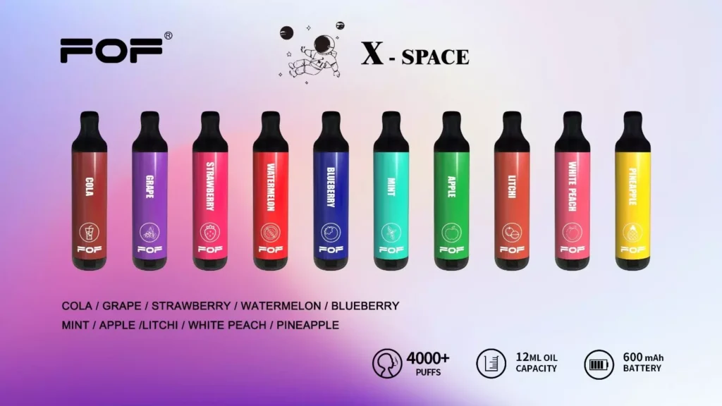 FOF X SPACE 4000 puffs