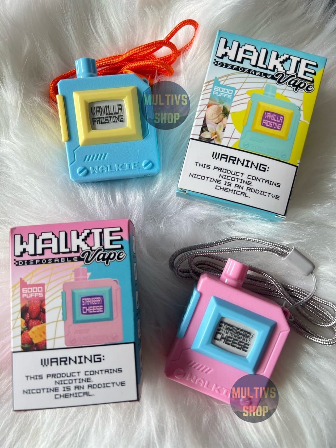 พอตใช้แล้วทิ้ง Walkie Vape 6000 podmultivs