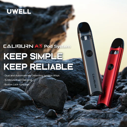 Uwell Caliburn A3 Pod Kit Banner Uwell Caliburn A3 Pod Kit Banner