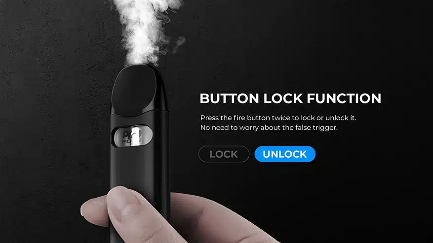 Uwell Caliburn A3 Pod Kit Button Lock Uwell Caliburn A3 Pod Kit Button Lock