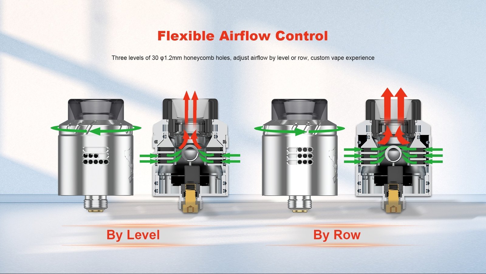 HELL VAPE DEAD RABBIT SOLO RDA Coil Air Flow