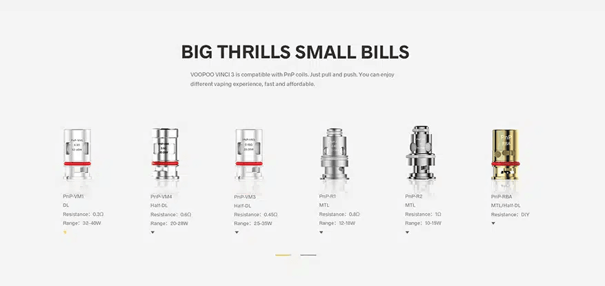 VOOPOO VINCI 3 PNP Coil