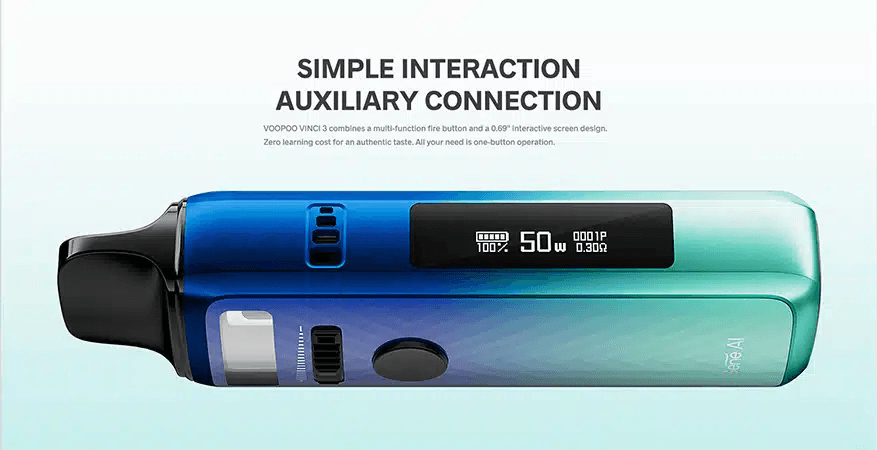 VOOPOO VINCI 3 SIMPLE INTERACTION AUXILIARY CONNECTION