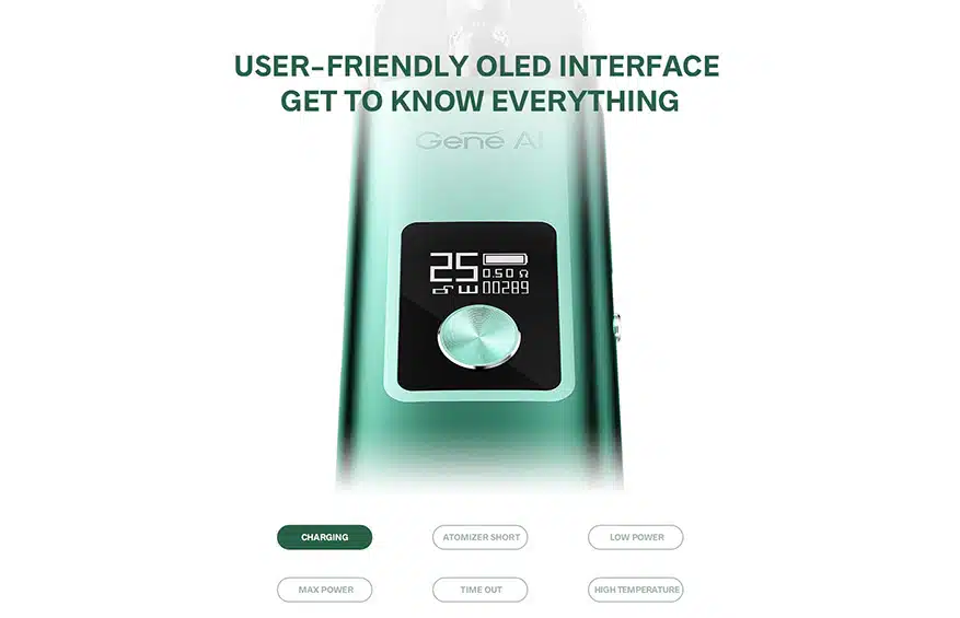 VOOPOO Argus G UI Interface VOOPOO Argus G UI Interface