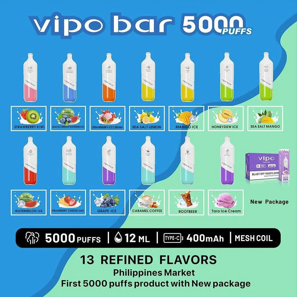 VIPO BAR 5000 Puff All VIPO BAR 5000 puff all