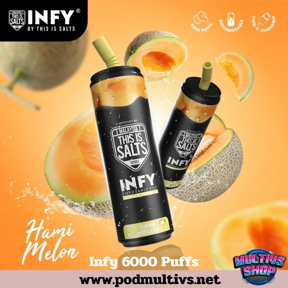 Infy 6000 Puffs Hami Melon เมล่อน