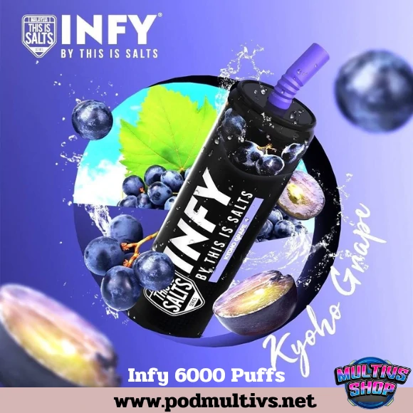Infy 6000 Puffs Kyoho Grape องุ่นเคียวโฮ