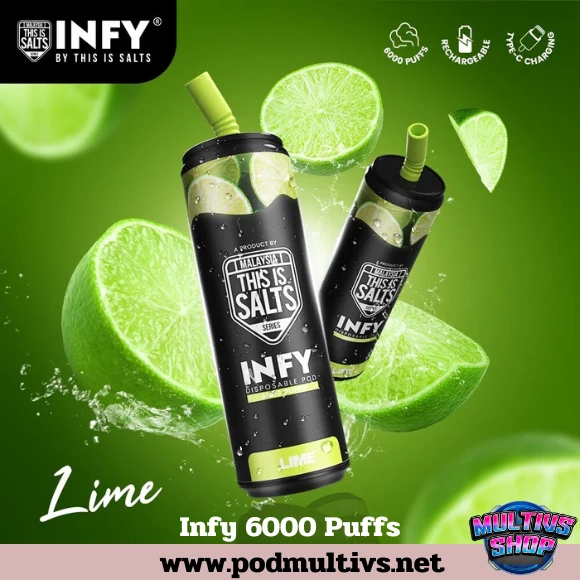 Infy 6000 Puffs Lime มะนาว