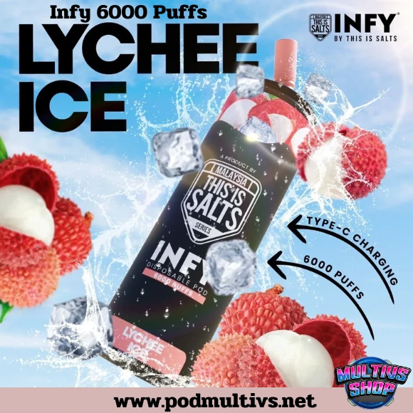 Infy 6000 Puffs Lychee ลิ้นจี่