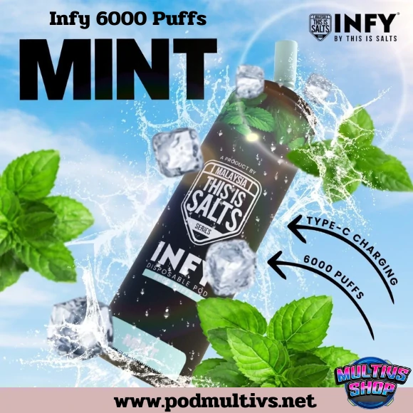 Infy 6000 Puffs Mint มินต์