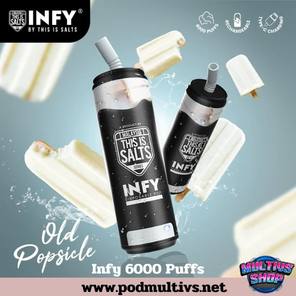 Infy 6000 Puffs Old Popsicle ไอติม