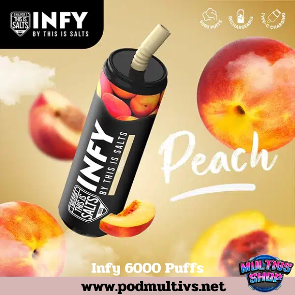 Infy 6000 Puffs Peach พีช