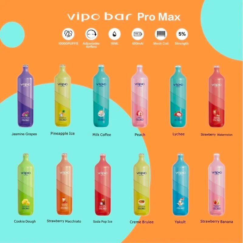VIPO BAR 10000 Puffs พอตจมูก 12 กลิ่น VIPO BAR 10000 puffs พอตจมูก 12 กลิ่น