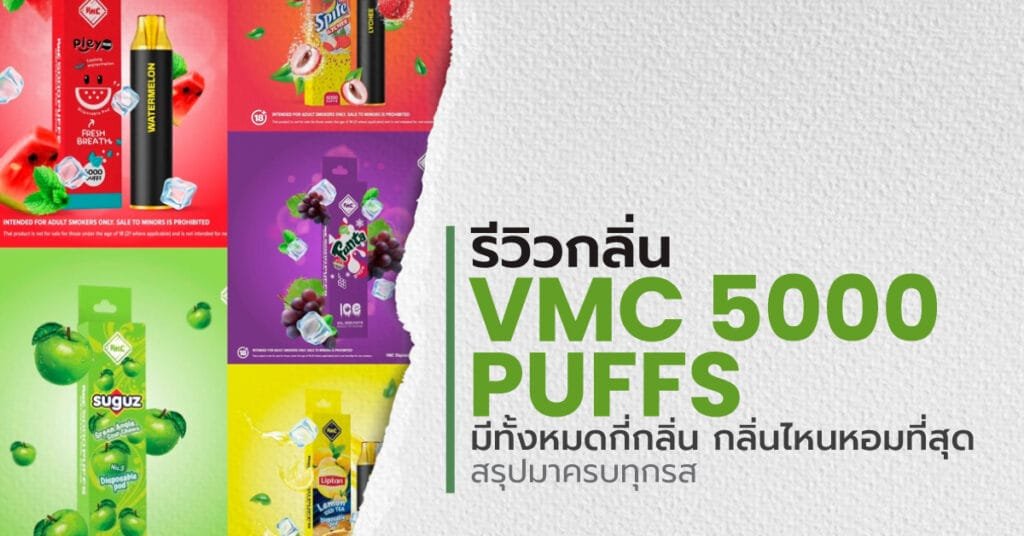 VMC 5000 Puffs รสไหนอร่อย