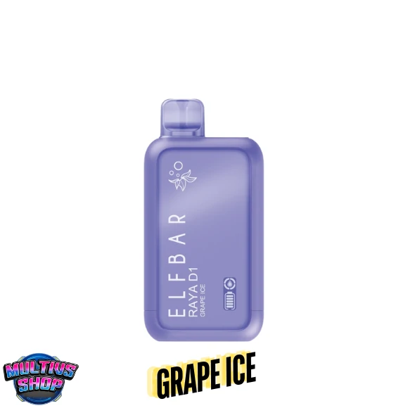 ELFbar RAYA D1 10000 Puffs Grape Ice องุ่นเย็น
