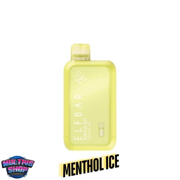 ELFbar RAYA D1 10000 Puffs Menthol Ice เมนทอล