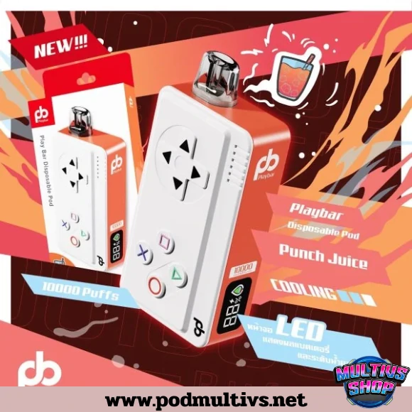 Playbar 10000 Puffs Punch Juice พันช์ Playbar 10000 Puffs Punch Juice พันช์