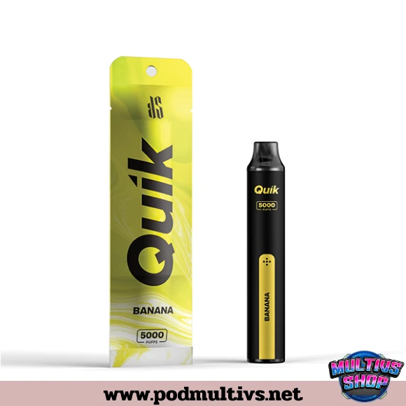 Quik 5000 Puffs Banana กล้วย Quik 5000 Puffs Banana กล้วย