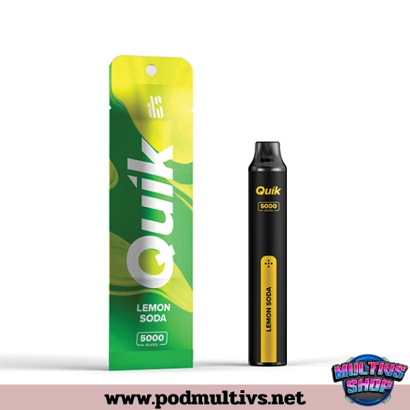 Quik 5000 Puffs Lemon Soda มะนาวโซดา Quik 5000 Puffs Lemon Soda มะนาวโซดา