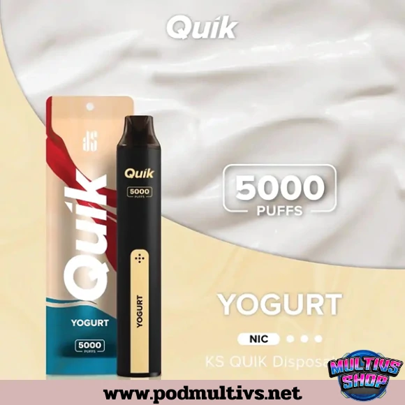 Quik 5000 Puffs Yogurt โยเกิร์ต Quik 5000 Puffs Yogurt โยเกิร์ต