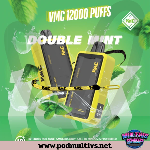 Vmc 12000 Puffs Doublemint ดับเบิ้ลมินต์ Vmc 12000 Puffs Doublemint ดับเบิ้ลมินต์