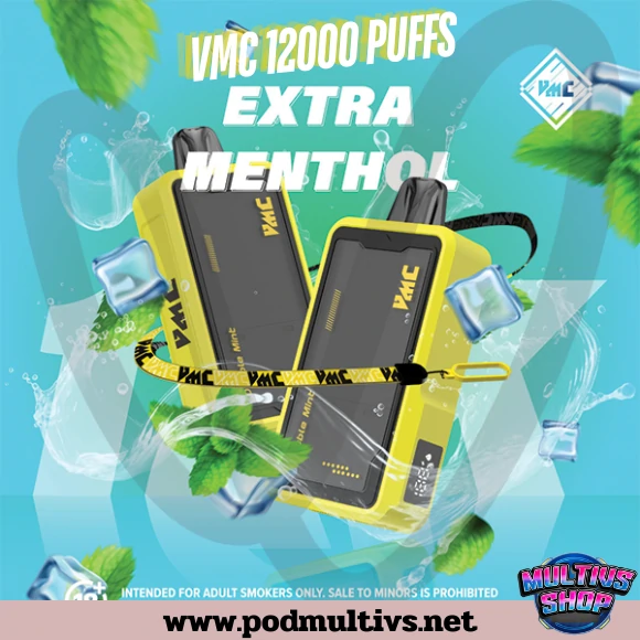 Vmc 12000 Puffs Extra Menthol เอ็กซ์ตร้าเมนทอล Vmc 12000 Puffs Extra Menthol เอ็กซ์ตร้าเมนทอล