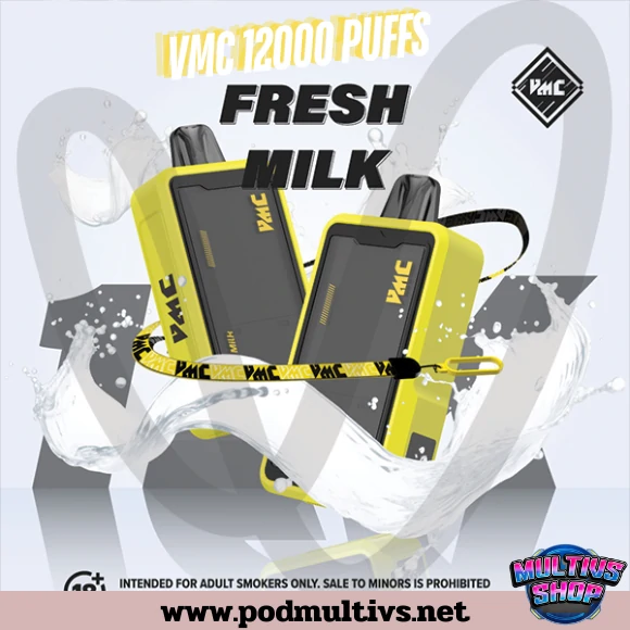 Vmc 12000 Puffs Fresh Milk นมสด Vmc 12000 Puffs Fresh Milk นมสด