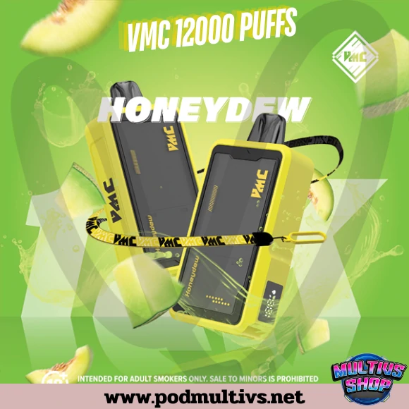 Vmc 12000 Puffs Honeydew เมล่อน ฮันนี่ดิว Vmc 12000 Puffs Honeydew เมล่อน ฮันนี่ดิว