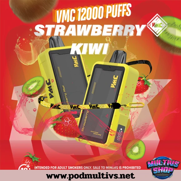 Vmc 12000 Puffs Strawberry Kiwi สตรอว์เบอร์รีกีวี่ Vmc 12000 Puffs Strawberry Kiwi สตรอว์เบอร์รีกีวี่