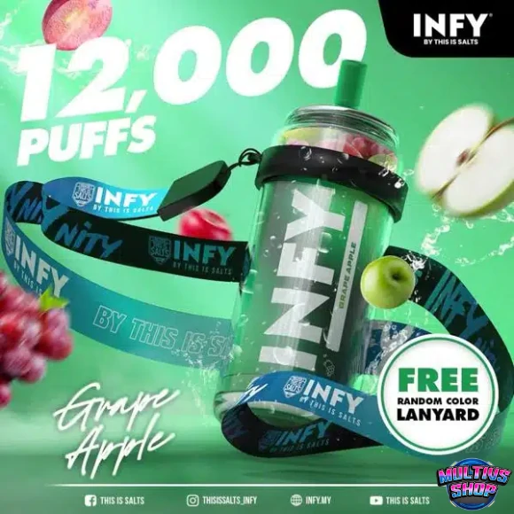 Infy 12000 Puffs Grape Apple Infy 12000 Puffs Grape Apple