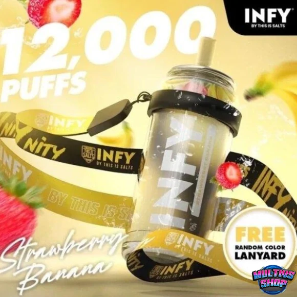 Infy 12000 Puffs Strawberry Banana Infy 12000 Puffs Strawberry Banana
