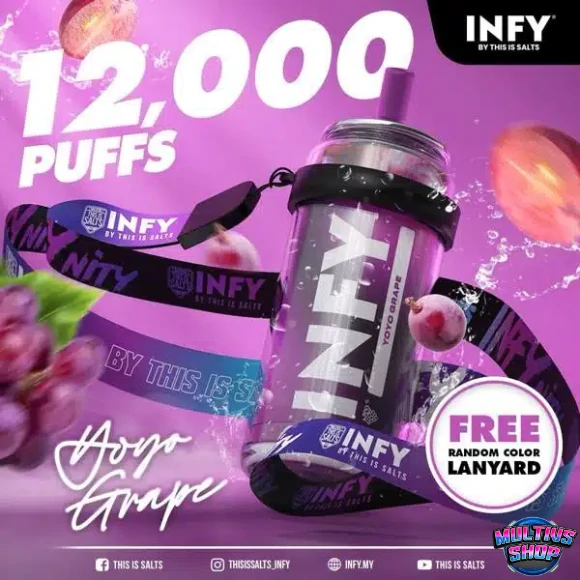 Infy 12000 Puffs Yoyo Grape Infy 12000 Puffs Yoyo Grape
