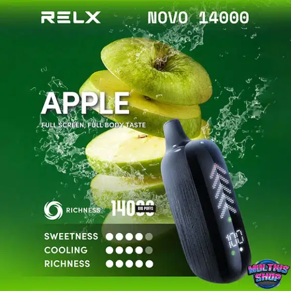 Relx Novo 14000 Puffs Apple