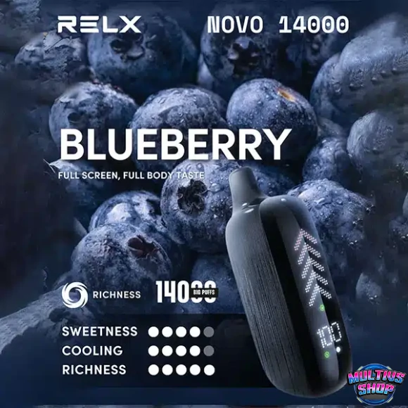 Relx Novo 14000 Puffs Blueberry