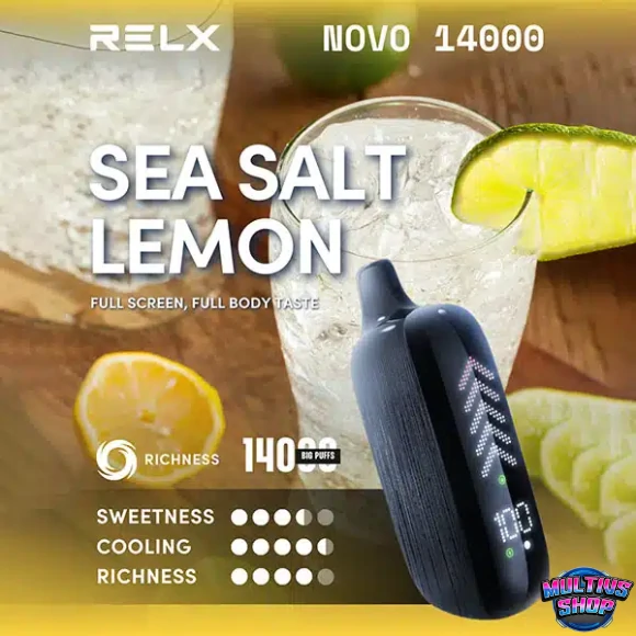 Relx Novo 14000 Puffs Sea Salt Lemon