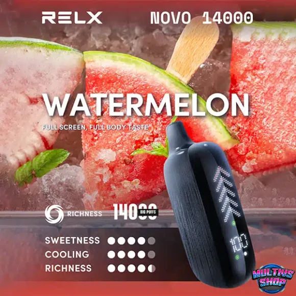 Relx Novo 14000 Puffs Watermelon