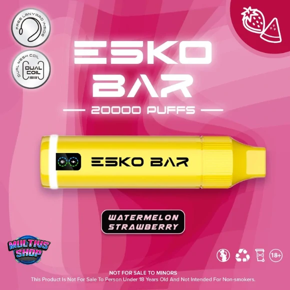 Esko Bar 20000 puffs Watermelon Strawberry แตงโมสตรอว์เบอร์รี่