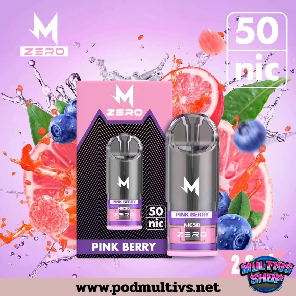Marbo Zero Pod Juice Pink Berry nic 50 พิงค์เบอร์รี นิค 50