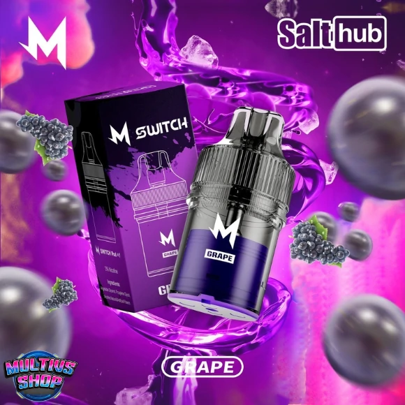 หัวพอต M Switch 15000 Puffs Grape กลิ่นองุ่น