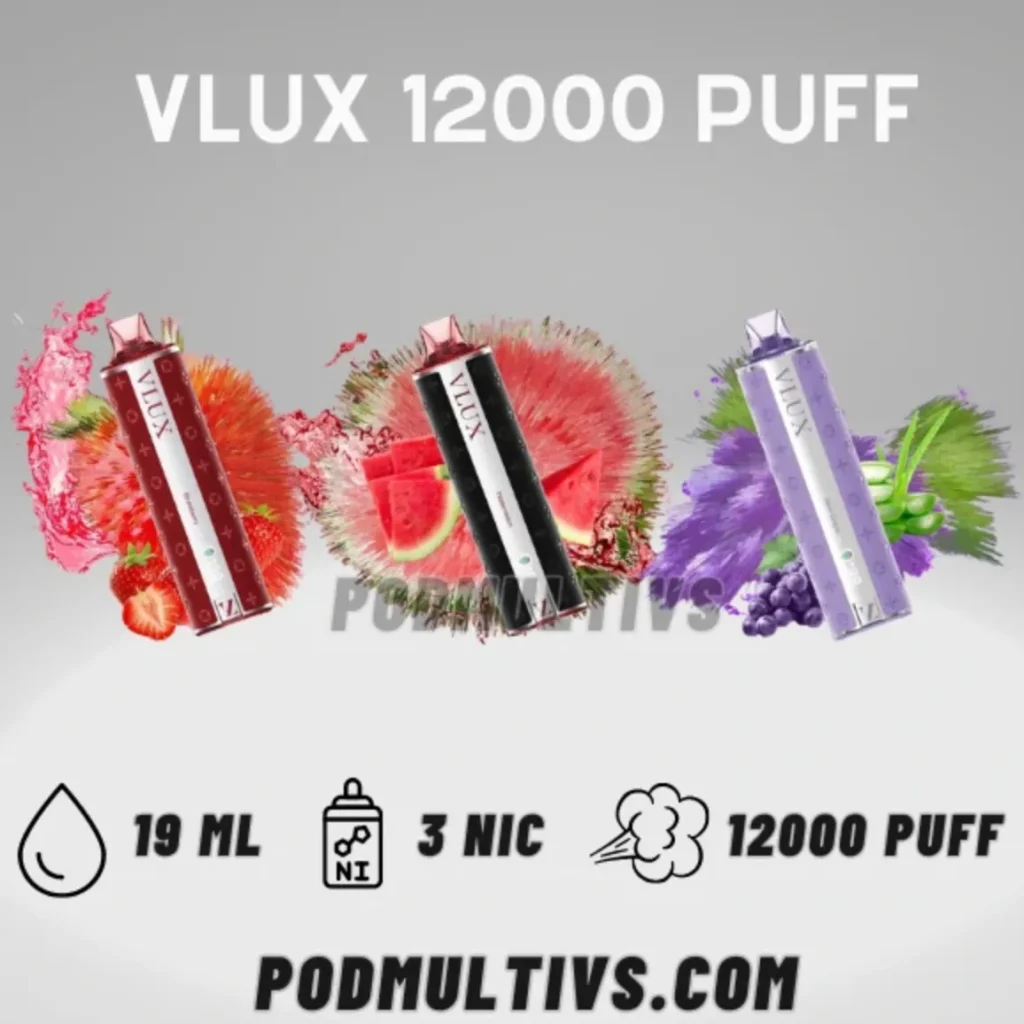 พอตใช้แล้วทิ้ง Vlux 12000 Puffs